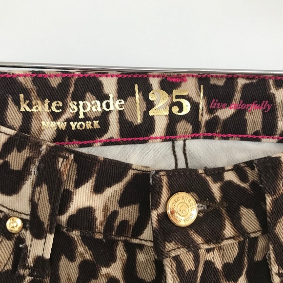 Kate Spade Leopard Print Jeans - Picture 8 of 16
